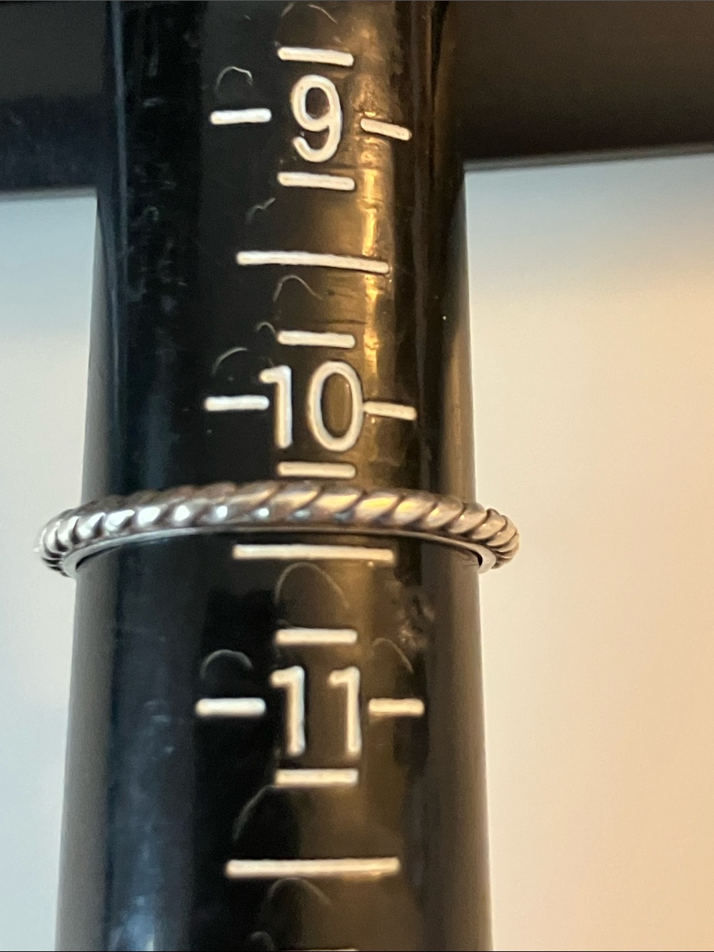 Shube Sterling Silver Twisted Rope Stackable Ring